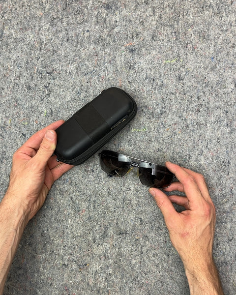 Black Frame Hugo Boss Sunglasses with Black Case