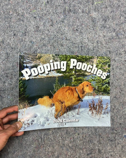 Pooping Pooches 2026 Calendar