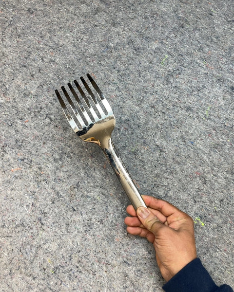 Large Metal Serving Fork