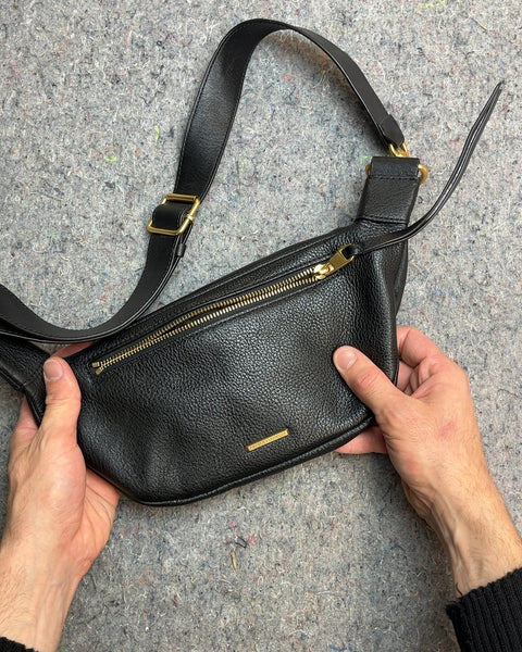 Rebecca Minkoff Black Leather Belt Bag