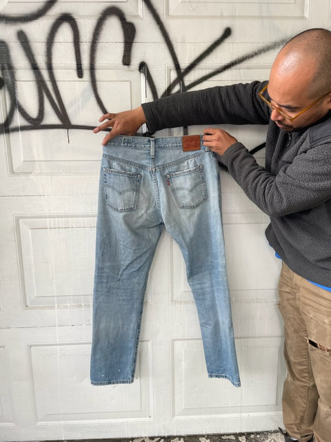 Made in Japan Levi Light Wash 501 Jeans, 30x31"