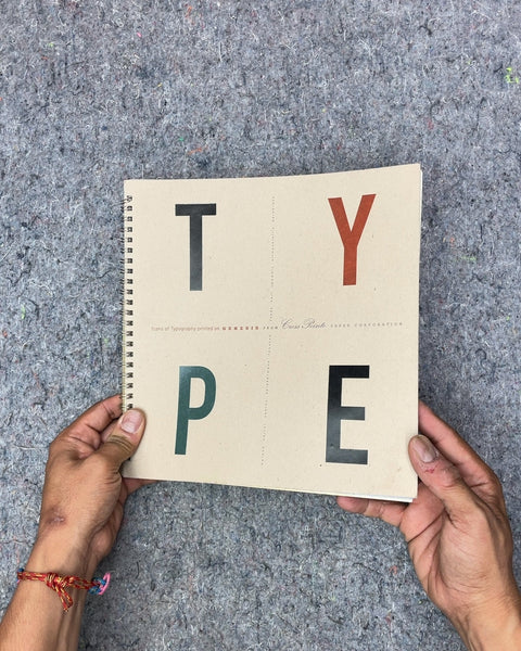 Icons of Typography Printed on Genesis from Cross Pointe Paper Corporation Book