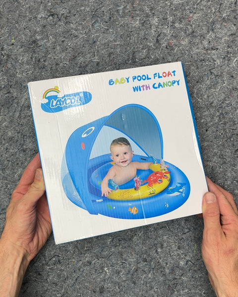 Brand New Laycol Baby Pool Float with Canopy