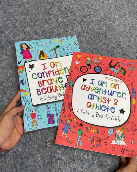 I Am Confident, Brave & Beautiful: A Coloring Book for Girls