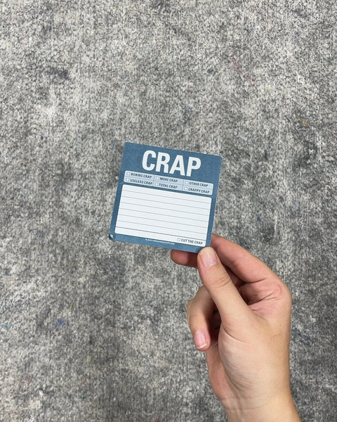 Knock Knock Keep It Simple Stickies Crap Notepad