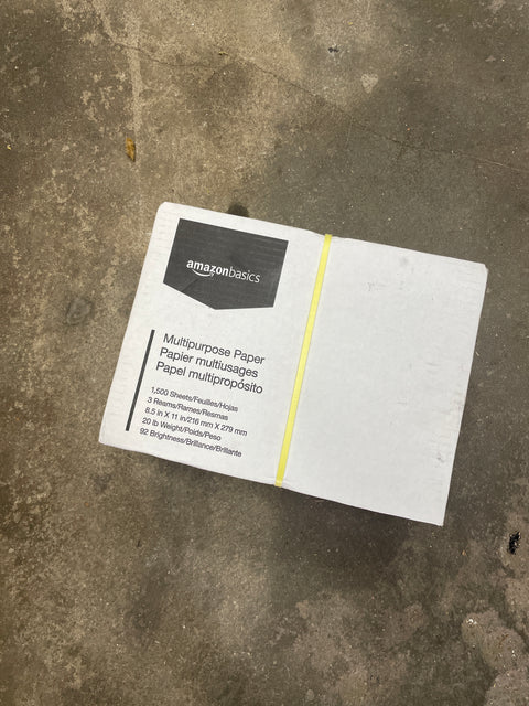 Case of 3 Reams of White Paper, 8.5 x 11