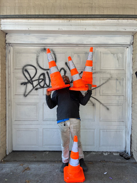 4 Collapsible Traffic Cones