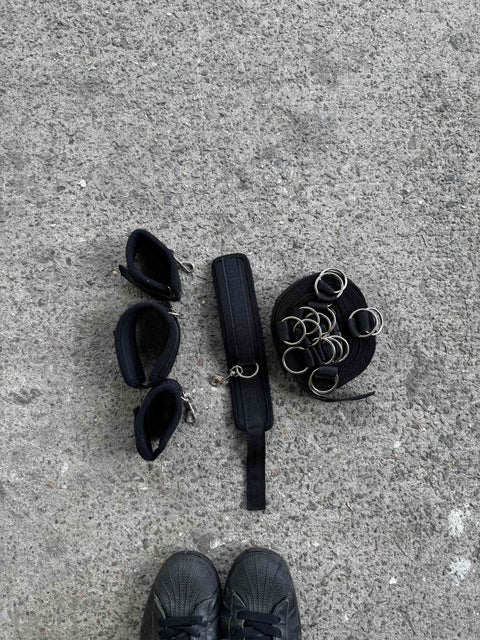 4 Pieces Velcro Bondage Set