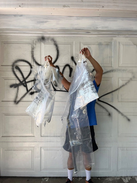 4 Vacuum Sealed Clothes Garment Bags