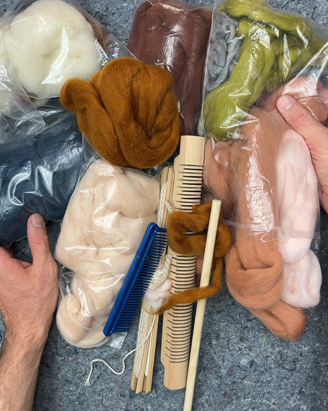 Weaving Loom Kit with Assorted Yarn