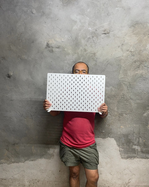 White Pegboard, 22x14”