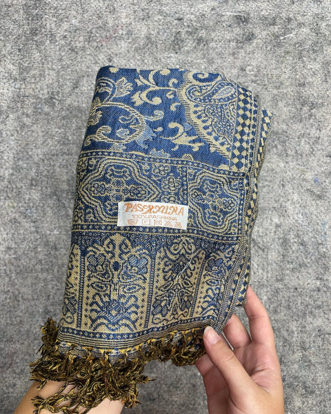 Pashmina Paisley Pattern Fringe Scarf Shawl