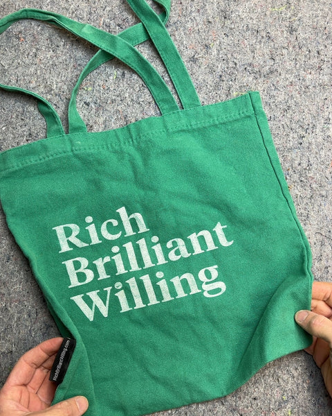 Rich Brilliant Willing Tote Bag