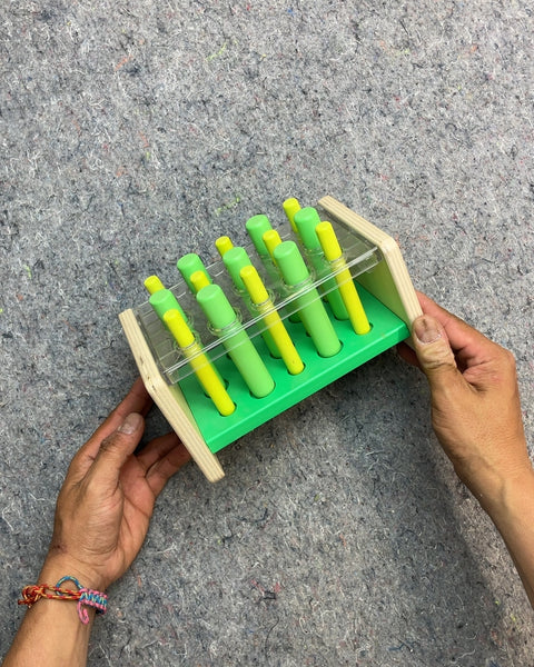 Lovevery Wooden and Plastic Peg Board Puzzle