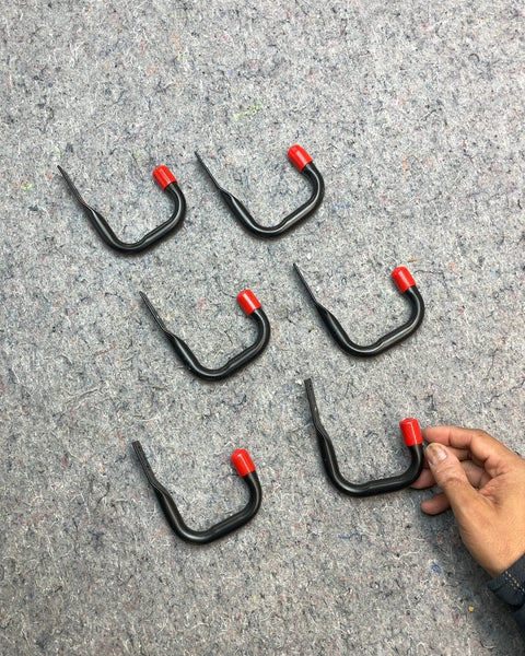 Utility Storage Hooks, Set of 6