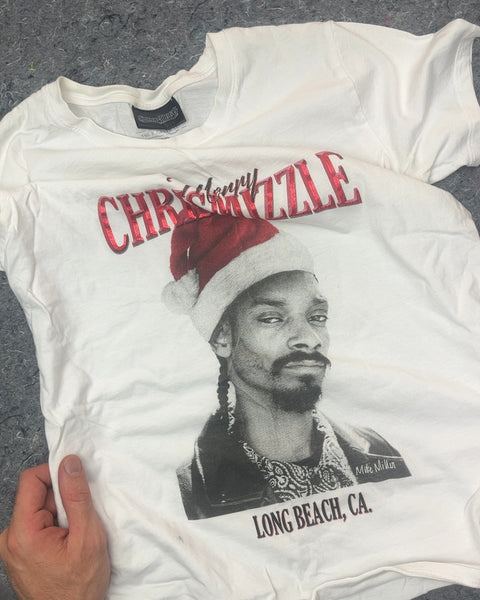 Snoop Dogg Merry Chrismizzle Graphic T-Shirt, Size S
