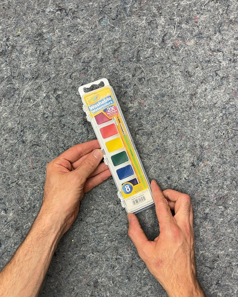 Crayola Washable Watercolors with Brush, 8 Colors