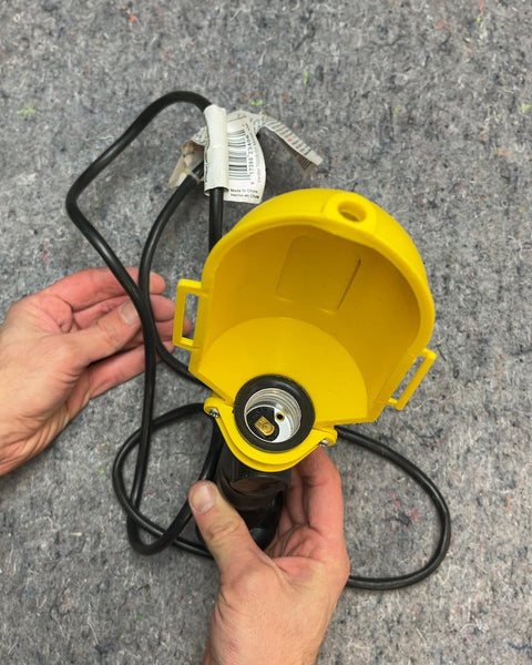 Yellow Work Light with Handle
