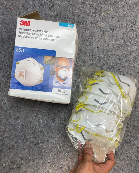 3M Particulate Respirator N95 Masks, 10-Pack