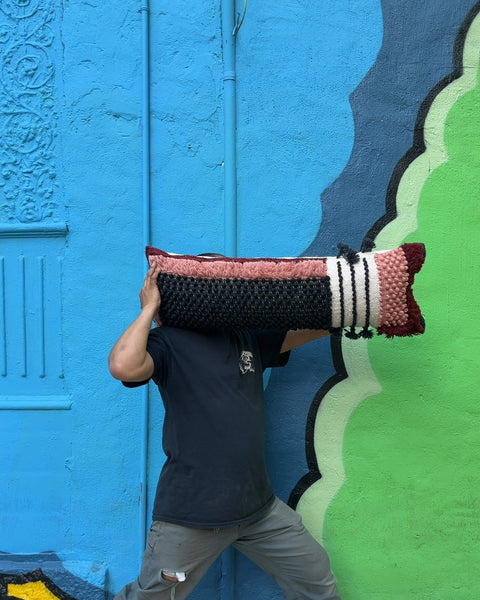 Cute CASA BOHO Long Lumbar Pillow, 34"