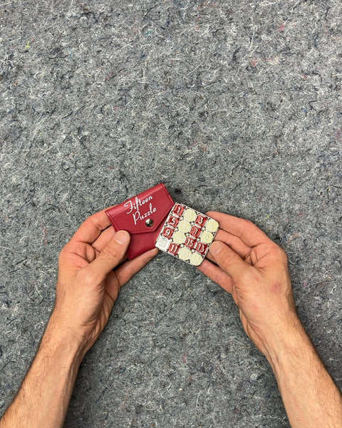 Fifteen Puzzle with Red Pouch