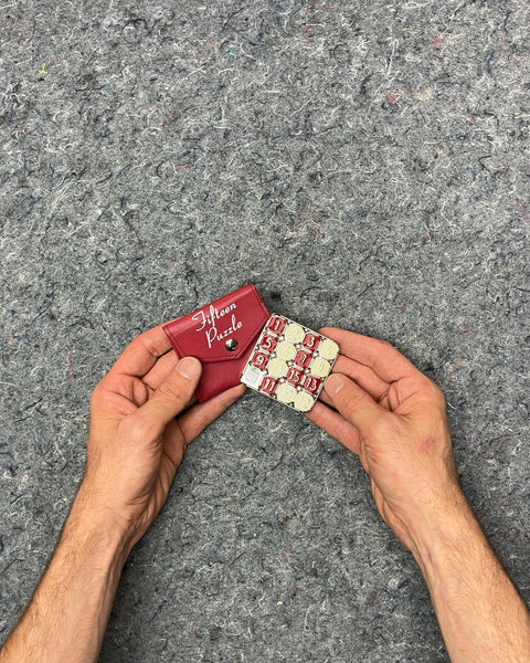 Fifteen Puzzle with Red Pouch