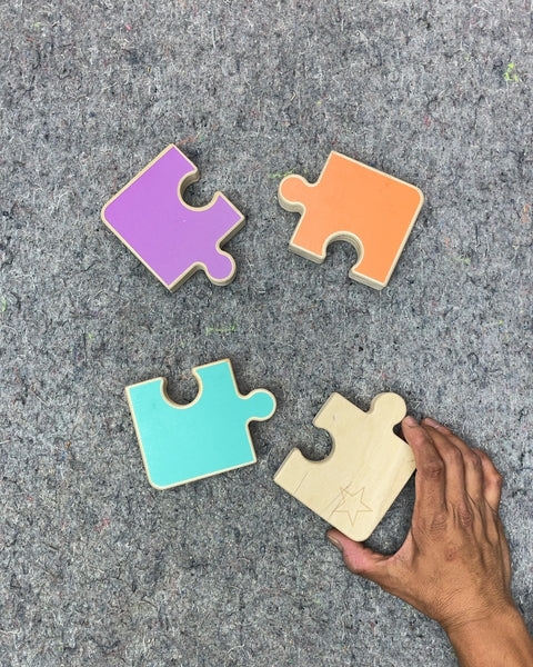 Lovevery Wooden Four Piece Puzzle
