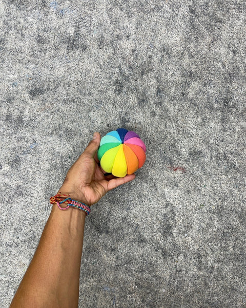 Rainbow Fabric Pin Cushions