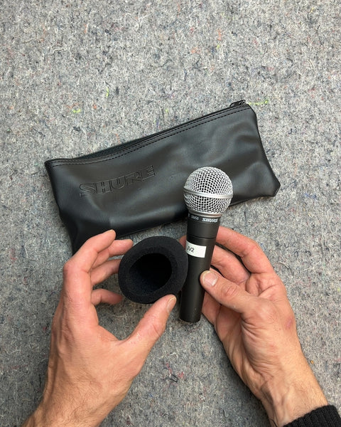 Shure SM58 Microphone with Pouch and Foam Cover, Untested
