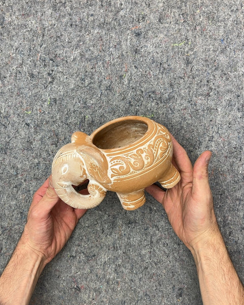 Terracotta Elephant Planter