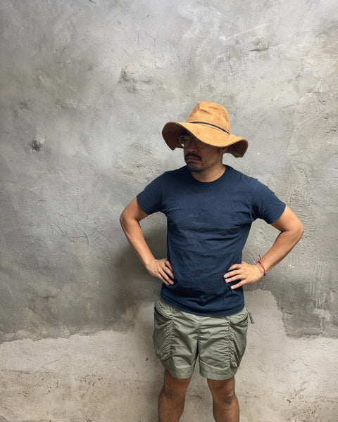 Sexy Boho Suede Hat, 7.5x9"