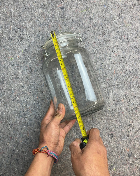 Mad Big Glass Storage Jar with Clamp Lid