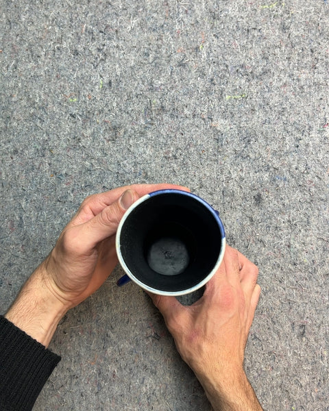 Prempracha Hand-Painted Geometric Vase