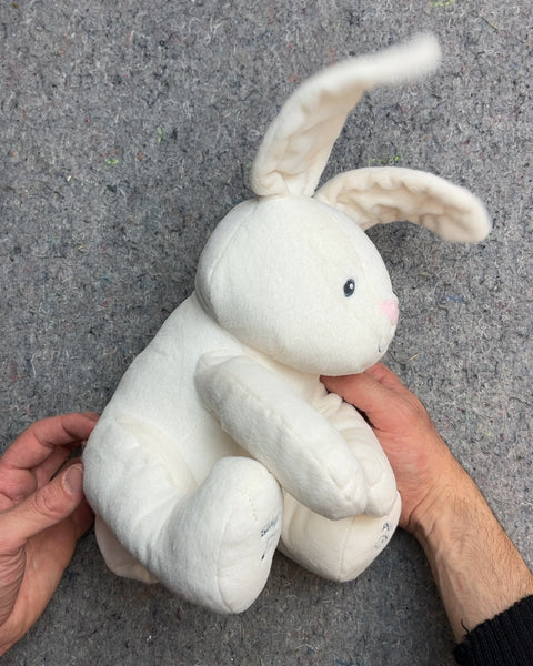 Bigass White Plush Bunny Toy