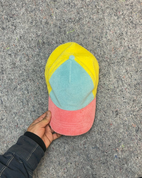 Color Block Terry Cloth Baseball Cap