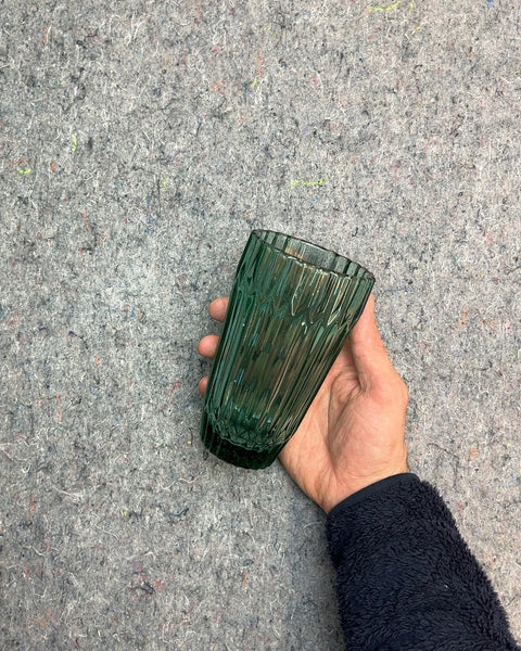 Pretty Green Glass Vase