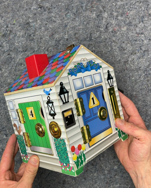 Melissa & Doug Latches Board Activity House