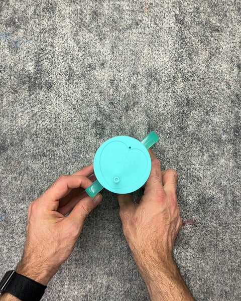 Green Two-Handle Sippy Cup
