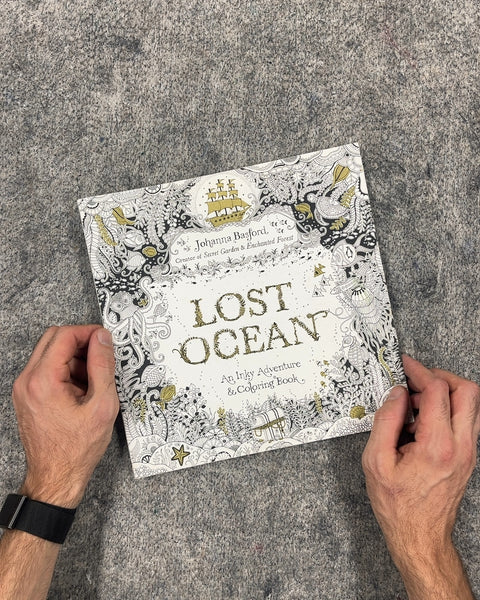 Lost Ocean An Inky Adventure & Coloring Book by Johanna Basford