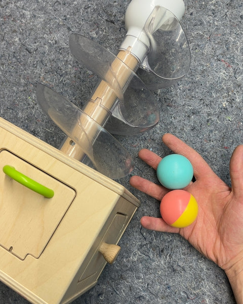 Lovevery Wooden Ball Drop Toy with Balls
