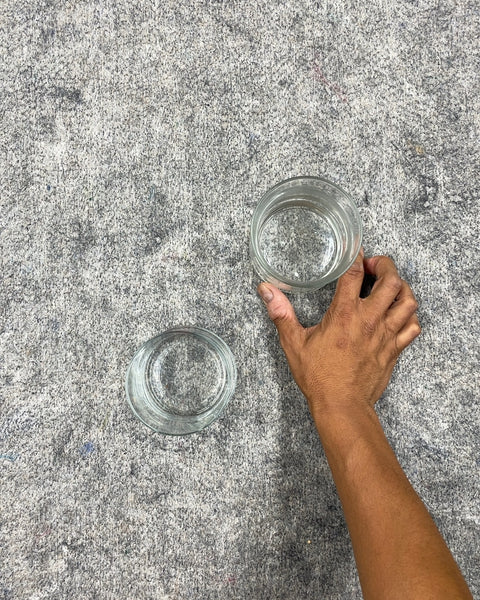 Ribbed-bottom Rocks Glasses