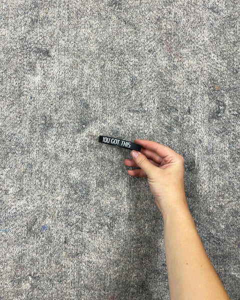 Another Motivational Black Silicone Bracelet