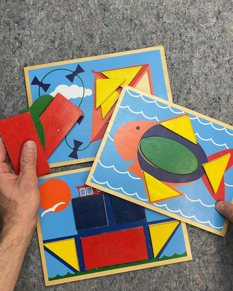 Wooden Shape Puzzle Set