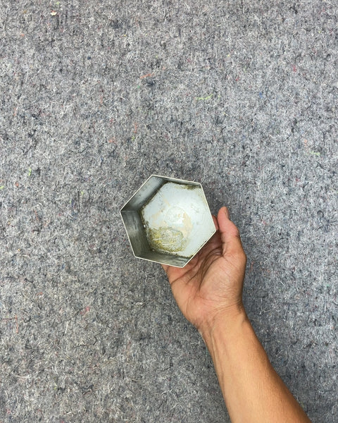 Hexagonal Metal Planter