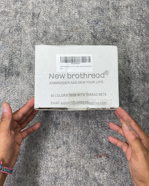 New Brothread 40 Colors Polyester Embroidery Machine Thread