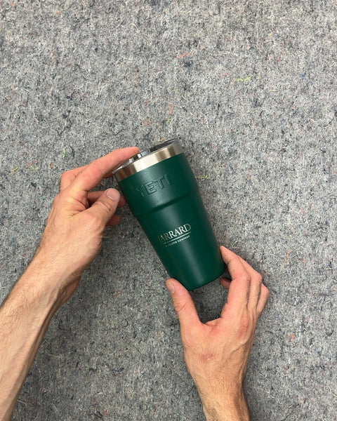 Jarrard Branded YETI Green Insulated Tumbler with Lid