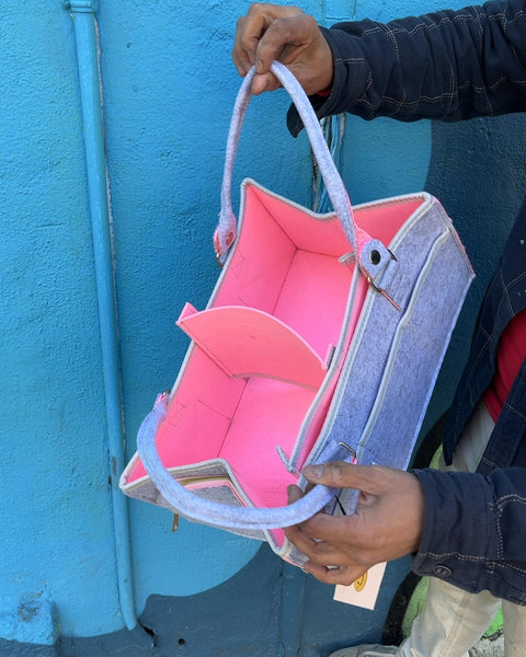 Felt Baby Diaper Caddy Organizer