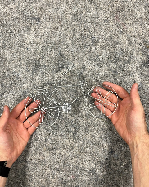 Wire Bicycle Sculpture