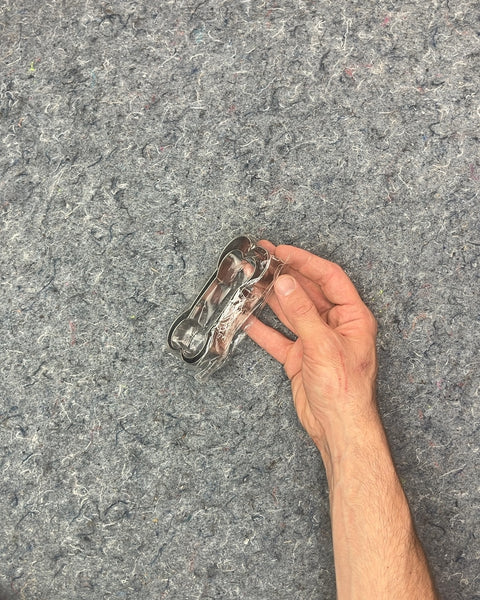 Two Cookie Cutters Shaped Like Dog Bones