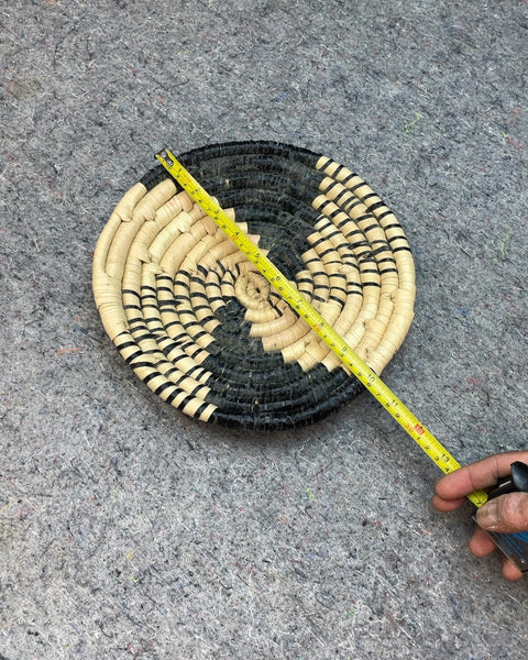 Black & Tan Woven Basket